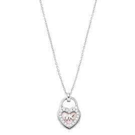 Michael Kors MKC1563A6040 Ladies' Necklace Lock Heart