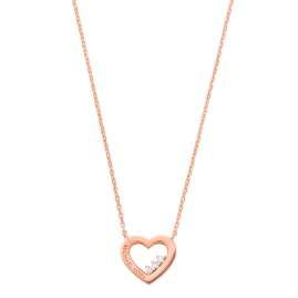 Michael Kors MKC1570AN791 Ladies' Necklace Heart Rose Gold Tone