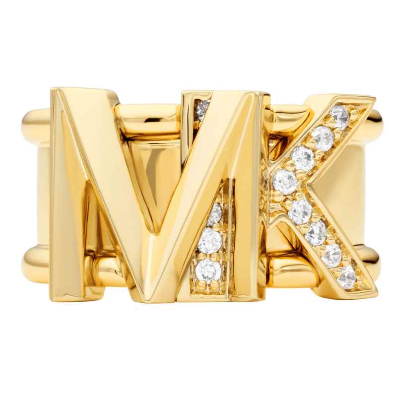 Michael Kors MKJ7836710 Ladies' Ring Gold Tone
