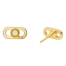 Michael Kors MKC171200710 Women's Stud Earrings Astor Gold Tone