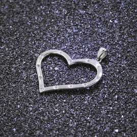 trendor 61771 Silver Heart Pendant