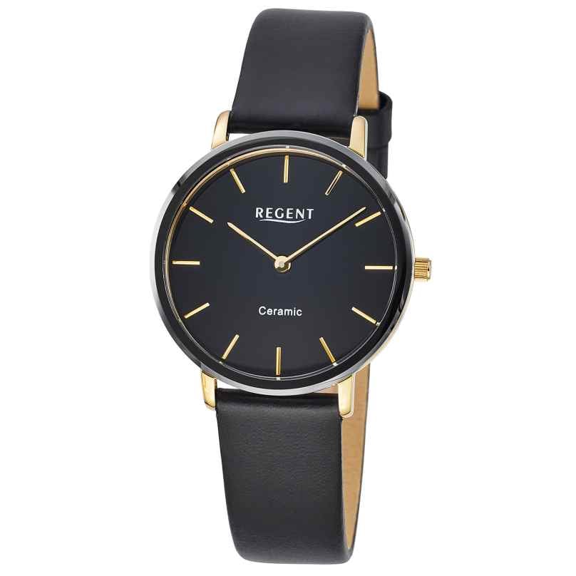 Regent F1586 Damenuhr Edelstahl/Keramik Ø 34 mm 4050597603913