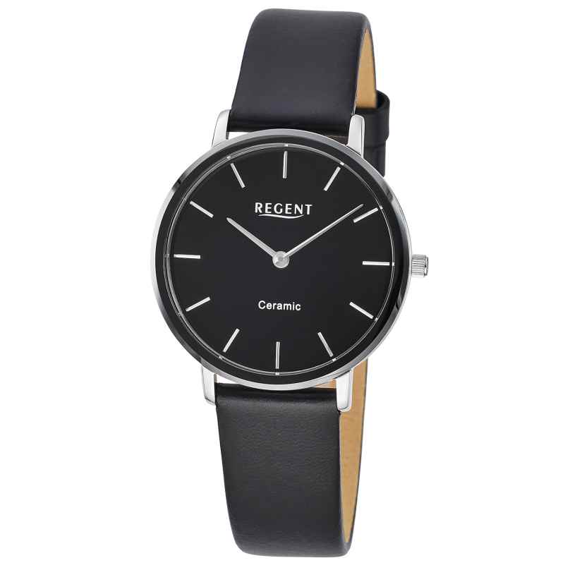 Regent F1585 Women's Watch Stainless Steel Black Ceramic Ø 34 mm 4050597603906