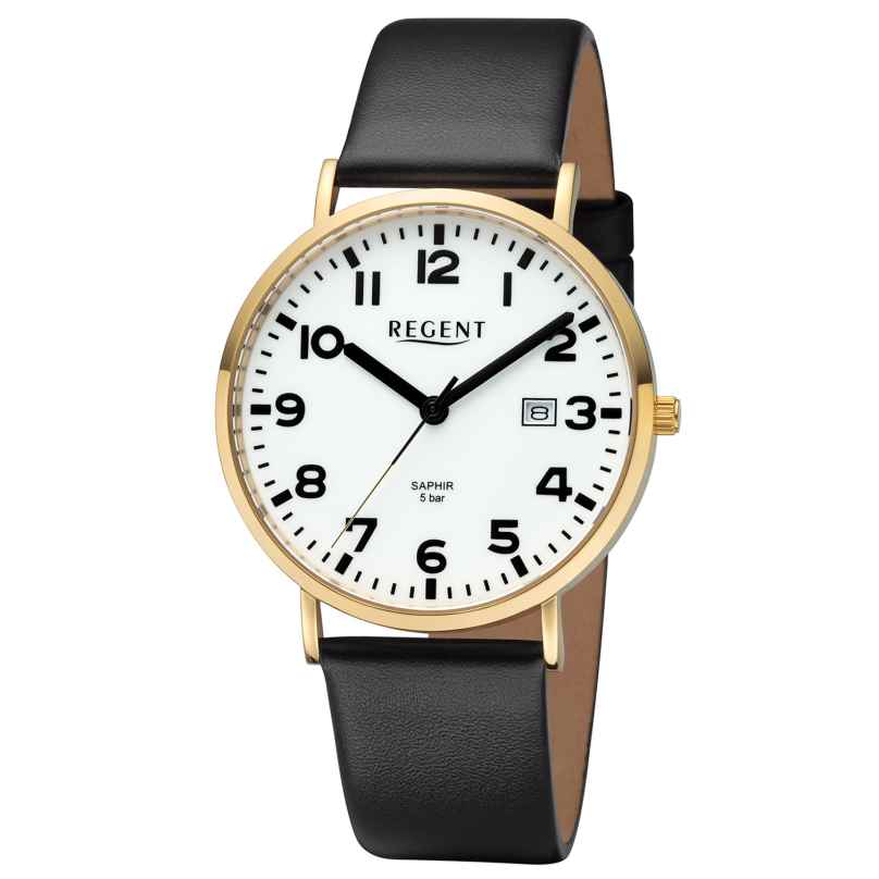 Regent 11100309 Men's Watch with Sapphire Crystal Luminous Dial 4050597603296