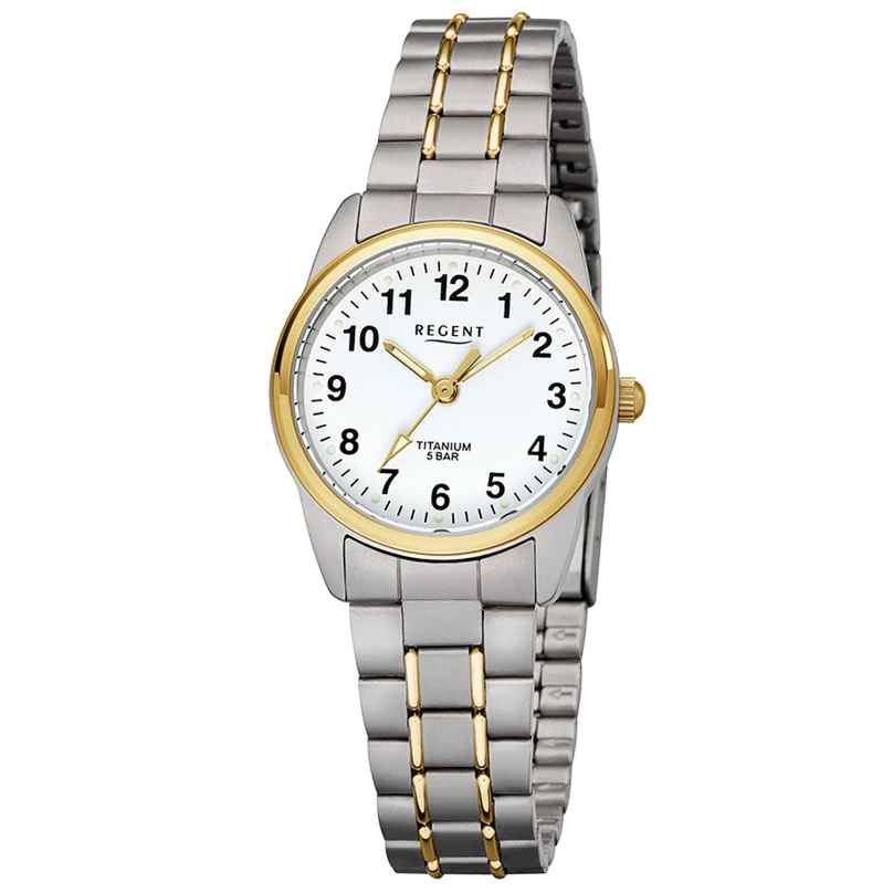 Regent F-428 Ladies' Watch Titanium Two-Tone Ø 26 mm 4045346053460