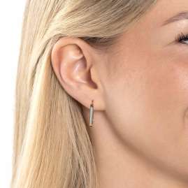 Leonardo 024710 Women's Hoop Earrings Welda Gold Tone