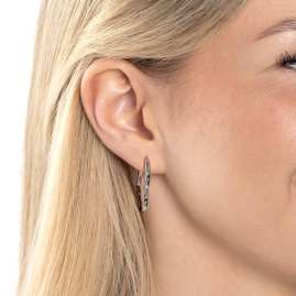 Leonardo 024910 Women's Hoop Earrings Heart Lulu