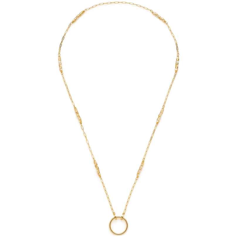 Leonardo 024917 Damen-Kette Caronna Goldfarben 70 cm Clip & Mix 4002541249173