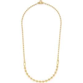 Leonardo 024923 Damen-Kette Dotty Goldfarben 60 cm Clip & Mix
