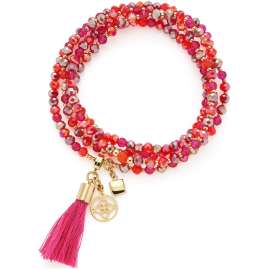Leonardo 024898 Damen-Kette Donna Pink 80 cm