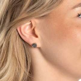 Leonardo 025184 Women's Agate Stud Earrings Odelle