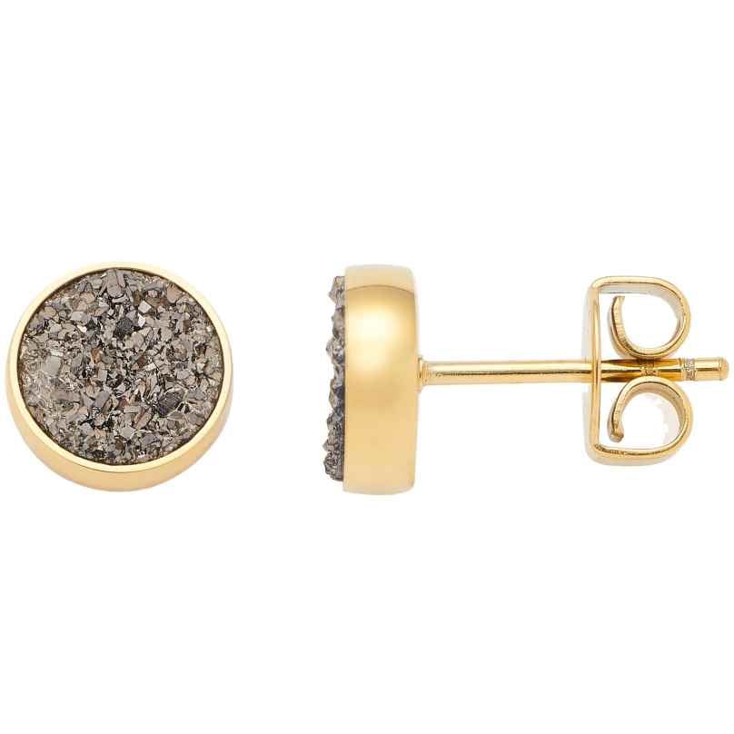 Leonardo 025208 Damen-Ohrringe Ohrstecker mit Achat Odelle Goldfarben 4002541252081