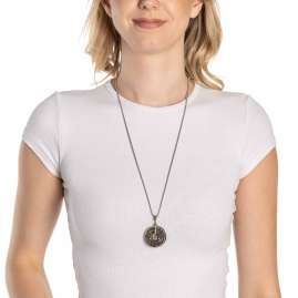 Leonardo 025617 Pendant Blanca Grey Clip & Mix