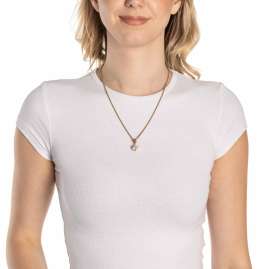 Leonardo 025642 Pendant Ida Clip & Mix Gold Tone