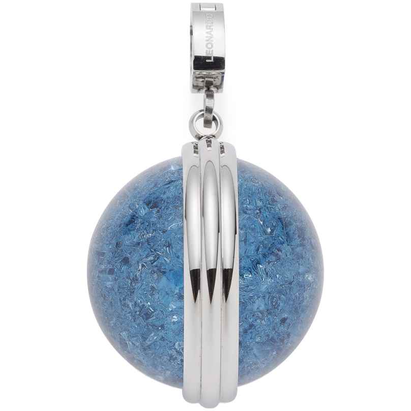 Leonardo 025649 Pendant Stainless Steel Snowball Blue Clip & Mix 4002541256492