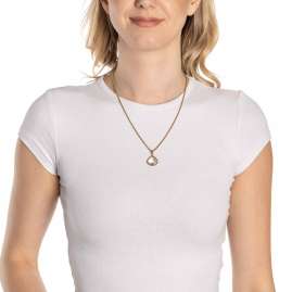 Leonardo 025682 Women's Pendant Juvinga White Gold Tone Clip & Mix