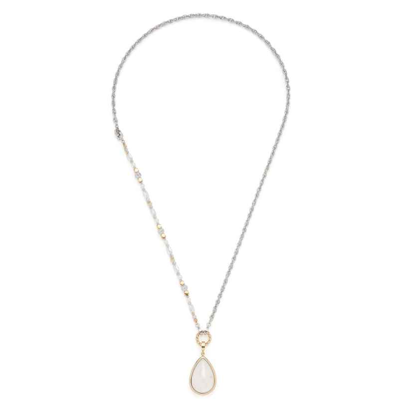 Leonardo 026309 Damen-Kette Set Esther 69 cm Clip & Mix Zweifarbig 4002541263094