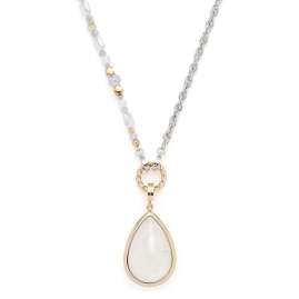 Leonardo 026309 Women's Necklace Set Esther 69 cm Clip & Mix Two Tone