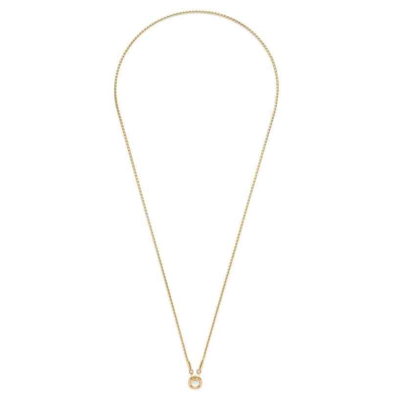 Leonardo 026326 Damenkette Sonja 80 cm Clip & Mix Goldfarben 4002541263261