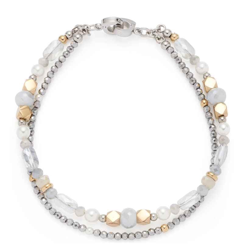 Leonardo 026311 Damenarmband Esther Clip & Mix Zweifarbig 4002541263117