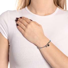 Leonardo 026299 Damen-Armband Amita You & Me Ciao Hellblau