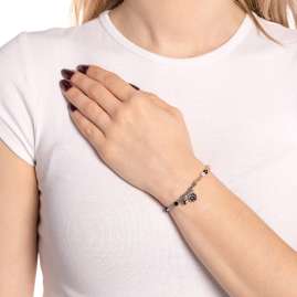 Leonardo 026306 Damen-Armband Liora You & Me Ciao Silberfarben/Beige