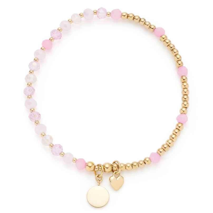 Leonardo 026292 Damenarmband Bonella You & Me Ciao Goldfarben/Rosa 4002541262929