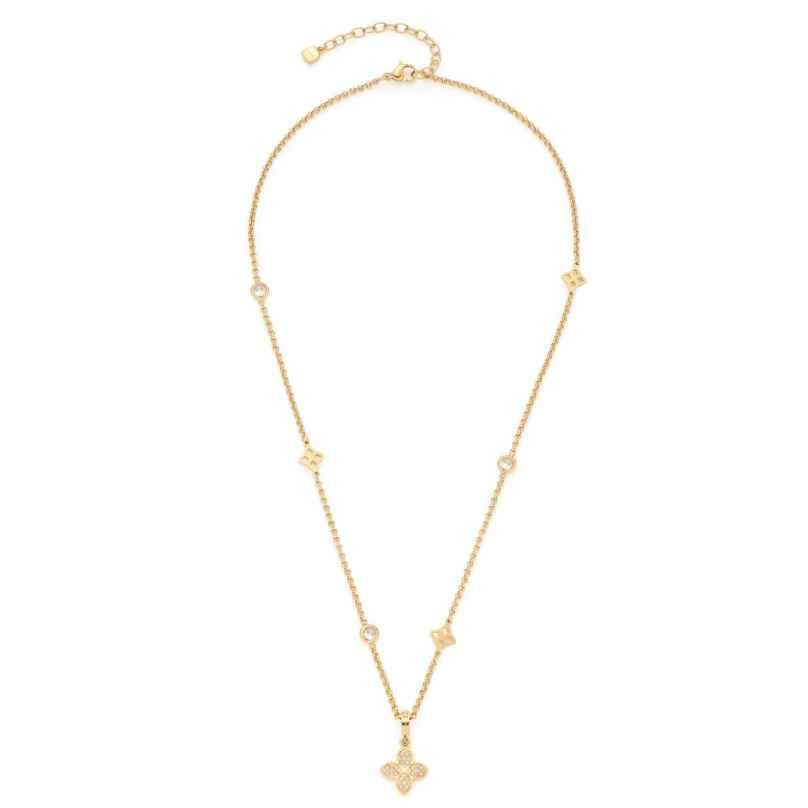Leonardo 026240 Damencollier Ruth 45 cm Goldfarben 4002541262400