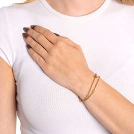 Leonardo 026241 Damenarmband Ruth Goldfarben
