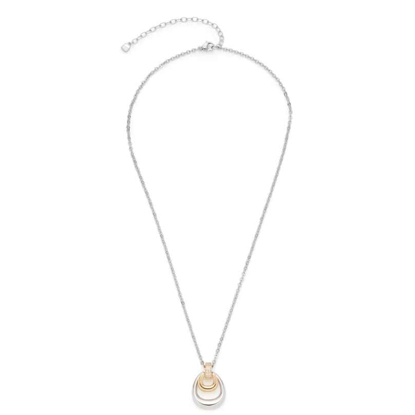 Leonardo 026257 Damen-Collier Livia 45 cm Zweifarbig 4002541262578