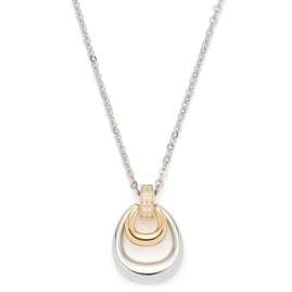 Leonardo 026257 Damen-Collier Livia 45 cm Zweifarbig