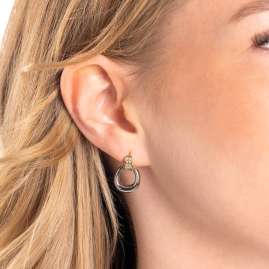 Leonardo 026258 Ohrringe für Damen Livia Zweifarbig