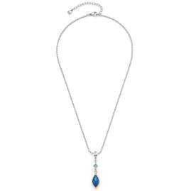 Leonardo 018383 Ladies' Necklace Arabella Stainless Steel Blue