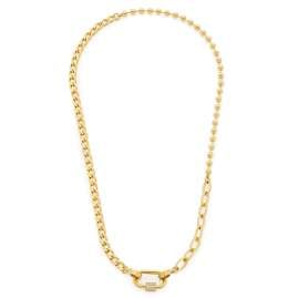 Leonardo 022340 Damen-Halskette 45 Mela Clip&Mix Edelstahl goldfarben