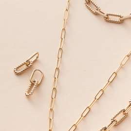 Leonardo 023251 Women's Hoop Earrings Moni Gold Tone