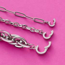 Leonardo 023274 Ladies' Bracelet Romea Clip&Mix Stainless Steel