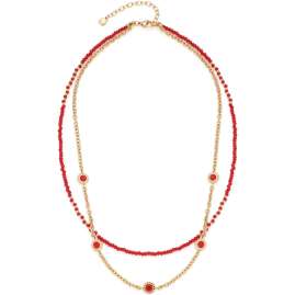 Leonardo 023545 Women's Necklace Florena Stainless Steel Gold Tone