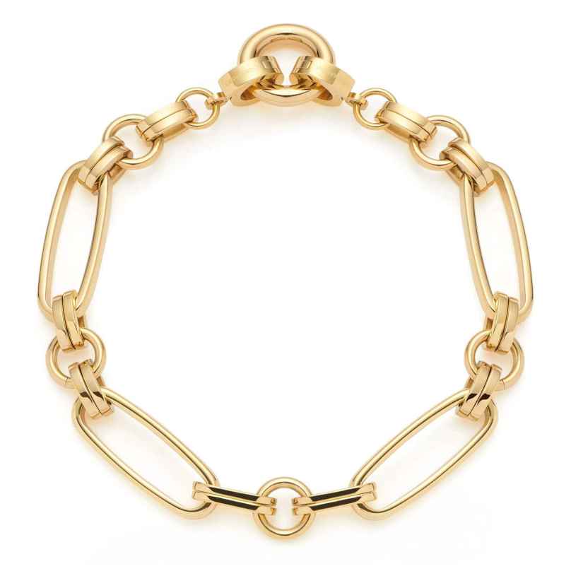 Leonardo 024267 Women's Bracelet Mathilde Clip&Mix Gold Tone Stainless Steel 4002541242679