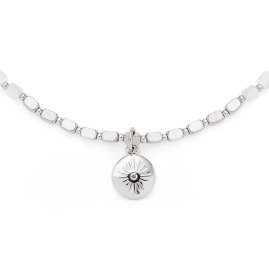 Leonardo 023383 Women's Necklace Maria Steel/White