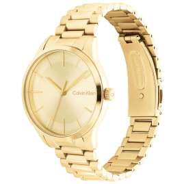 CALVIN KLEIN 25200043 Women's Wristwatch CK Iconic Gold Tone
