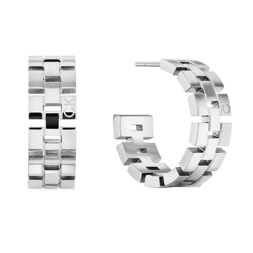 Calvin Klein 35000249 Damen-Ohrringe Creolen Geometric Edelstahl 7613272501392
