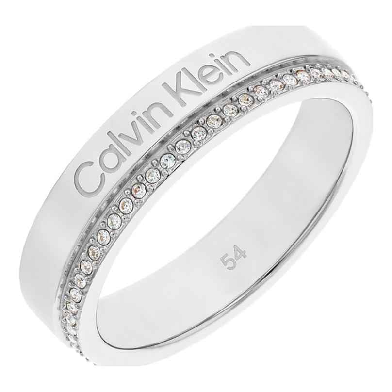Calvin Klein 35000200 Women's Ring Stainless Steel Timeless