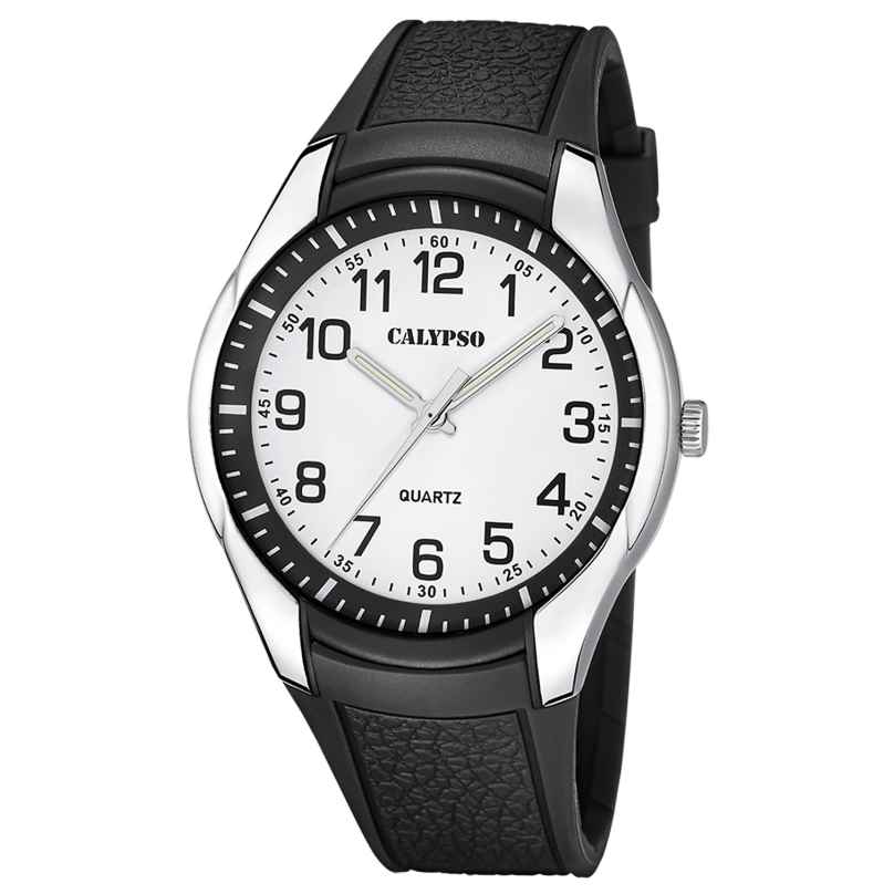 Calypso K5843/1 Armbanduhr für Herren Quarz Schwarz/Weiß 8430622804335