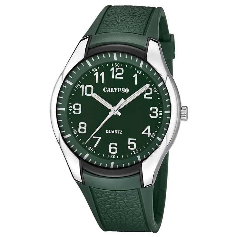 Calypso K5843/3 Herren-Quarzuhr Grün 8430622804397
