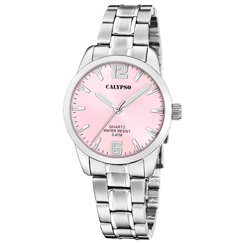Calypso K5867/5 Damenuhr Stahl/Rosafarben 8430622836398