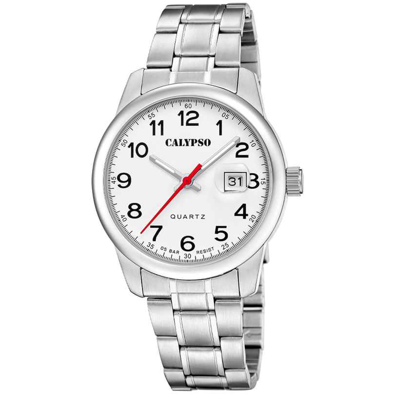 Calypso K5872/1 Herrenuhr Stahl/Weiß 8430622827006