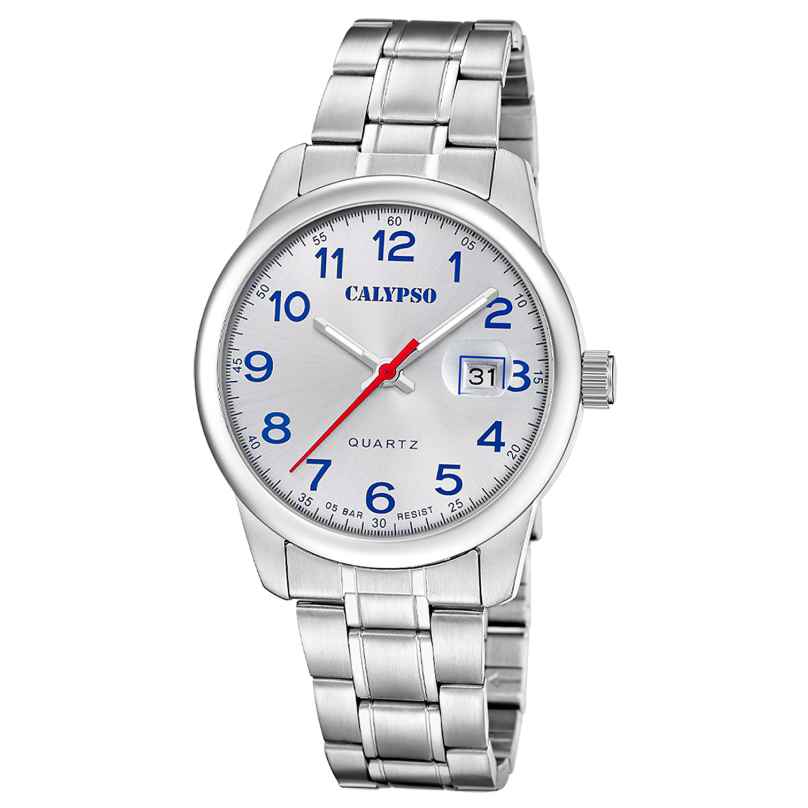 Calypso K5872/2 Herren-Armbanduhr Stahl/Hellgrau 8430622827174