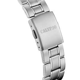 Calypso K5872/3 Herrenuhr Quarz Stahl/Hellblau