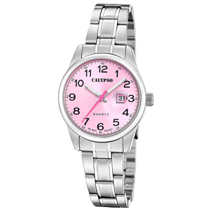 Calypso K5873/2 Damenuhr Quarz Stahl/Rosafarben 8430622827181