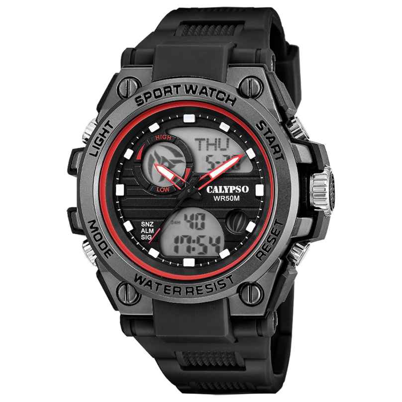Calypso K5854/4 Herrenuhr AnaDigi Schwarz 8430622827259